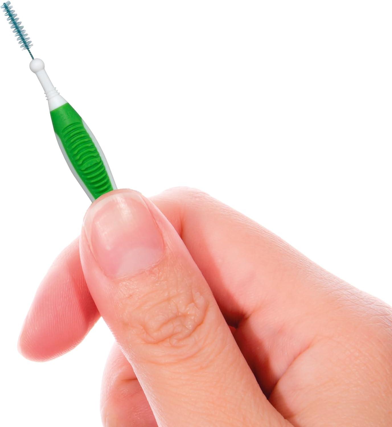 image:imageGUM Proxabrush GoBetweens Moderate Interdental Brushes Soft Bristled Dental Picks for Plaque Removal amp Gum Health Safe for Braces amp Dental Devices 10 CountTight