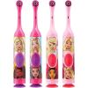 GUM Barbie Kids Battery Power Electric Toothbrush with Suction Cup Base for Home or Travel Oral Health and Dental Plaque Removal, Ages 3+, 1ct(4Pk)(1 Count (Pack of 4))