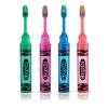 GUM Crayola Kids’ Travel Toothbrush, Antibacterial Bristles, Soft, Ages 4+, 2ct (6pk)