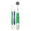 GUM Oral Care Dental Cleaning Kit, Dental Mirror with Light, Explorer Pick, and Dental Scaler, Professional Quality Stainless Steel Dental Tools, Easy-Grip Handle (6pk)(6 Sets)