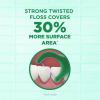 GUM Twisted Mint Floss Picks – Twisted Threads, Shred-Resistant Floss, Easy Grip Handle, 150 Count (Pack of 4) 600 Total