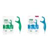 Bundle of GUM Professional Clean Flossers Extra Strong Flosser Pick, Fresh Mint, 90 Count + GUM Advanced Care Flossers, Fresh Mint Dental String Floss Picks, Vitamin E & Fluoride, 90 Count