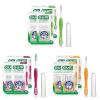 Bundle of GUM Proxabrush Go-Betweens – Tight 10ct (4Pk), Moderate 10ct (4Pk), Ultra Tight 10ct (4Pk), Interdental Brushes 10ct (4Pk , Dental Picks for Plaque Removal, Safe for Braces & Dental Devices