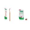 Bundle of GUM Stimulator Permanent Handle with Rubber Tip + GUM Stimulator Refills – 3 Rubber Tips Included – Massager for Gums, Plaque Removal and Gum Health,3ct, 1pk
