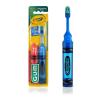 GUM – 228RB Crayola Kids’ Travel Toothbrush, Antibacterial Bristles, Soft, Ages 4+, 2 Count