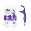 GUM Comfort Slide Floss Picks – Perfect for Tight Teeth – Extra Strong Shred-Resistant Dental Floss, Easy Grip Handle – Dental Flossers for Adults – Fresh Mint Flavor, 120 Count(90 Count)