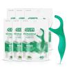 GUM Professional Clean Floss Picks – Extra Strong Shred-Resistant Floss, Easy Grip Handle – Dental Flossers for Adults – Fresh Mint Flavor, 40ct (6pk)(240 Count)