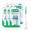 GUM Soft-Picks Wider Space, Easy to Use Dental Picks for Teeth Cleaning and Gum Health, With Convenient Carry Case, Dentist Recommended Dental Floss Picks, 100ct (6pk)