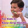 GUM Crayola Twistables Kids Flossers with Fluoride, Three Fun Fruit Flavors, 75 Count and GUM Crayola Marker Children’s Toothbrush, Soft Bristled Kids’ Toothbrush Set Age 3+, Suction Cup Base, 3 Count