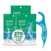 GUM Advanced Care Floss Picks – Dental Flossers for Adults with Vitamin E and Fluoride(90 Count (Pack of 3))