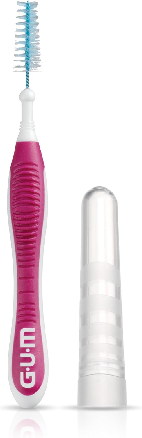 image:imageGUM Proxabrush GoBetweens Moderate Interdental Brushes Soft Bristle Dental Picks for Plaque Removal Health amp Braces Care 15 Count10 Count Pack of 6