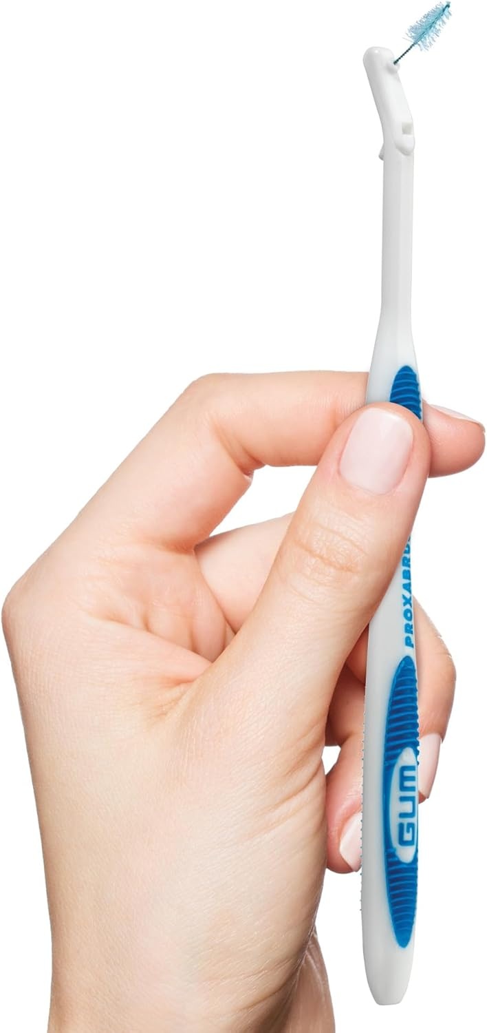 image:imageGUM Proxabrush Permanent Handle Refills Compatible with GoBetweens Interdental Brushes for Plaque Removal Health Braces Care amp Implants Pack of 41 Count Pack of 4