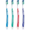 GUM Super Tip Toothbrush, Soft Bristle Toothbrush for Adults with Tongue Cleaner, Compact Head, 2ct (6pk)(Full Head – Medium Bristles)