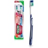 GUM Super Tip Toothbrush, Soft Bristle Toothbrush for Adults with Tongue Cleaner, Compact Head, 2ct (6pk)(Compact Head – Soft Bristles)